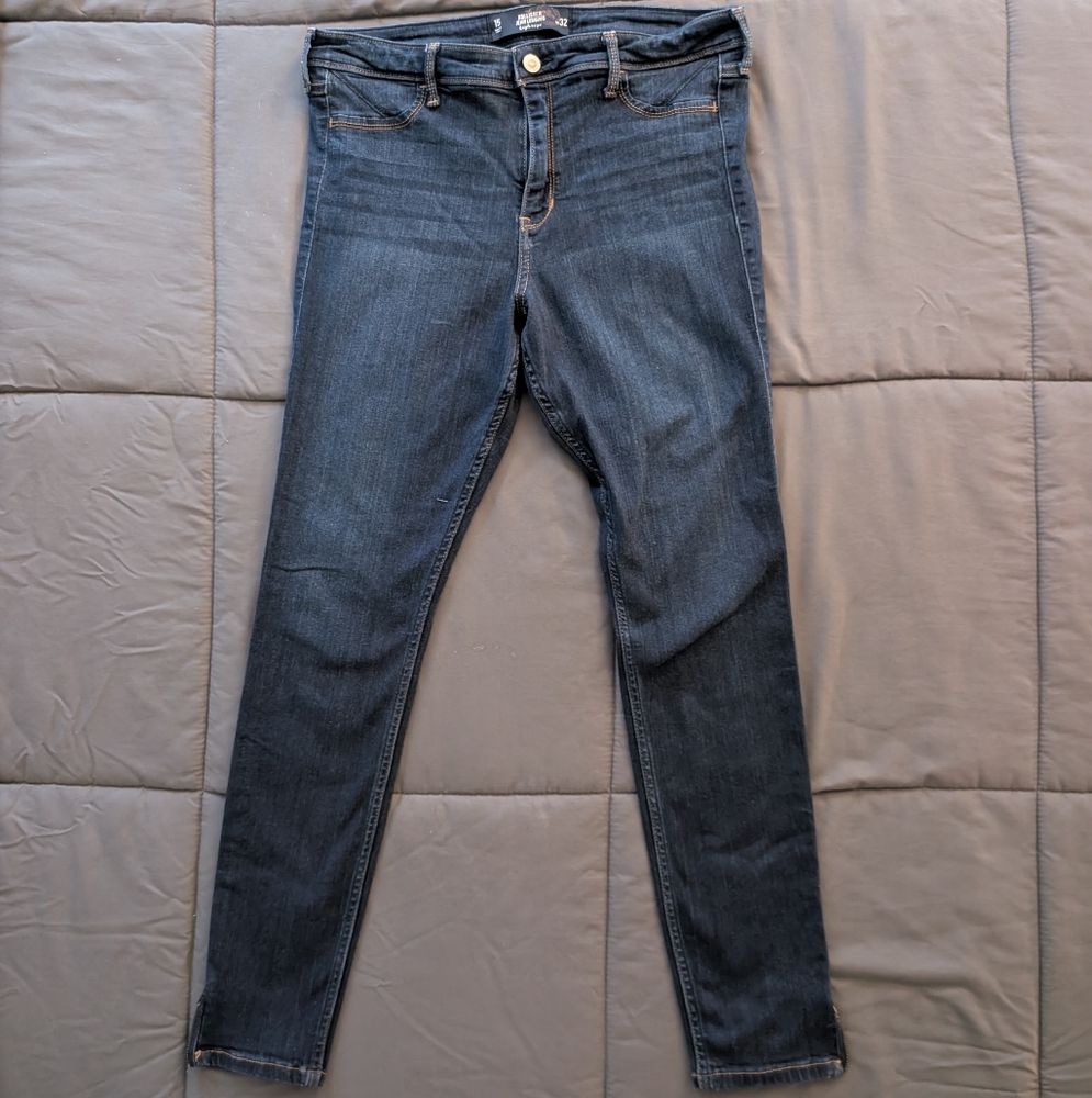 Women's Dark Blue Skinny Jeans